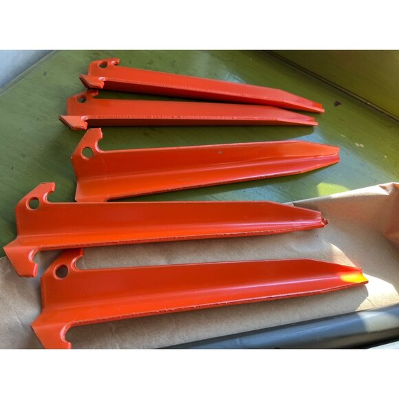 NOS US Military Replacement 1987 Shelter Half Tent 5 Pins 3 Poles Army Militaria - Picture 6 of 6